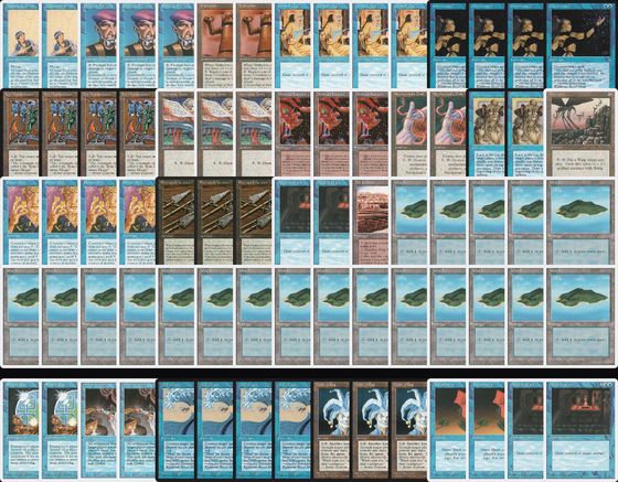 Honest Blue decklist